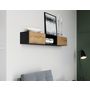 Voir la diapositive 2 : BEST MOBILIER Felicia - étagère suspendue - 120 cm