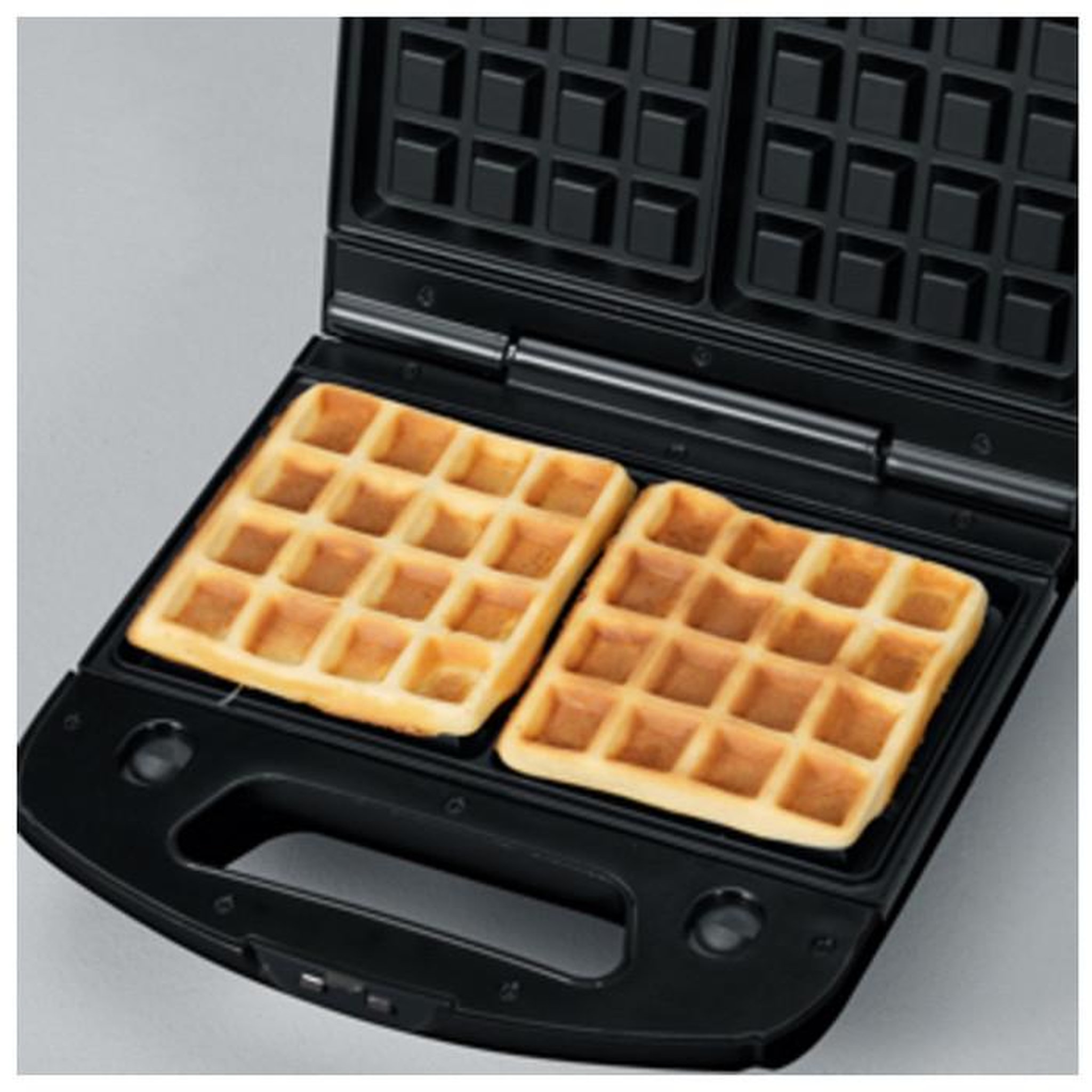 Voir la diapositive 4 : SEVERIN Croque-gaufre-gril 3 plaques 1000w - sa2968