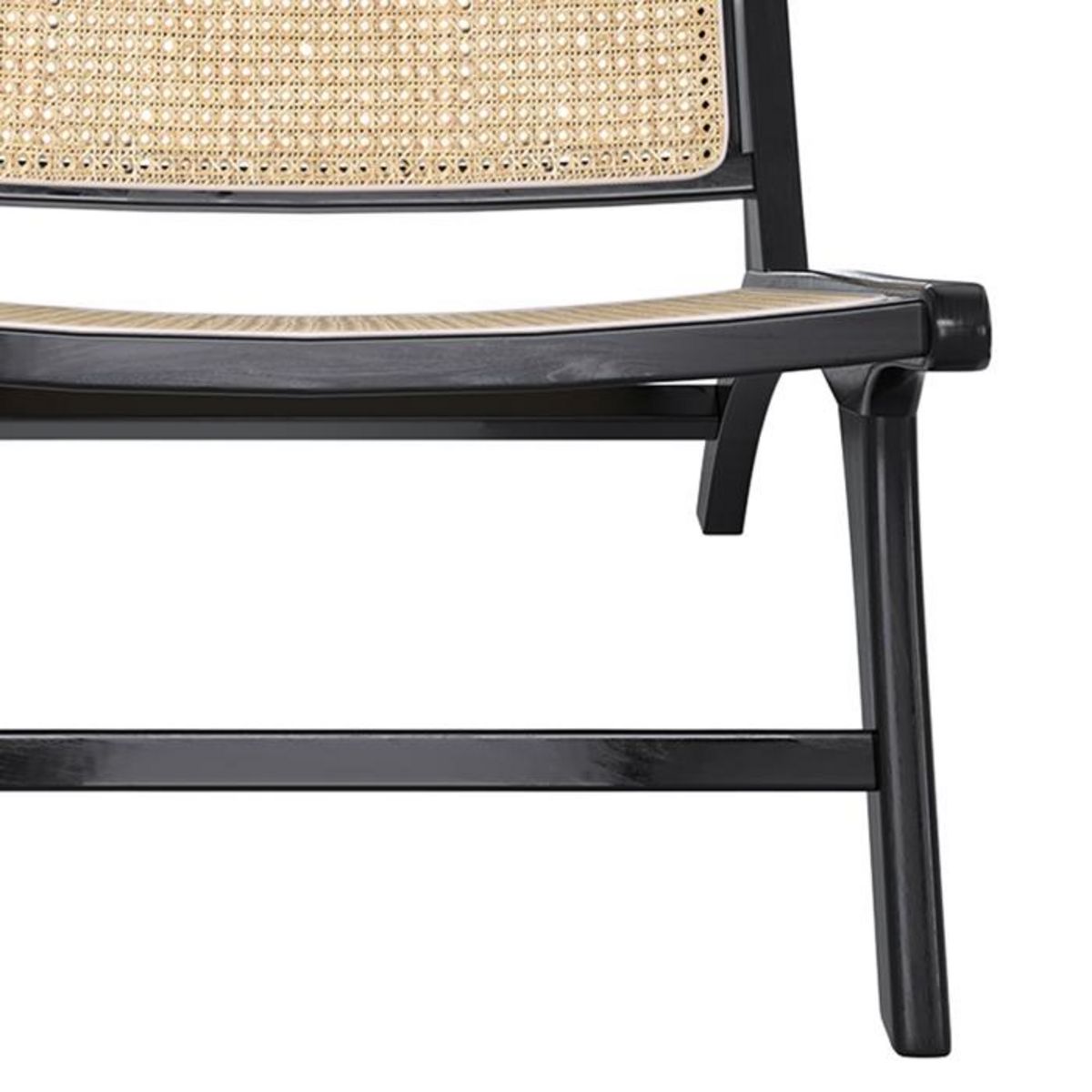 Rendez vous déco Fauteuil en teck et tressage cannage en rotin - Kilka