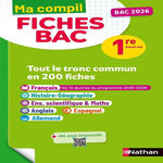 TOUT LE TRONC COMMUN EN 200 FICHES 1RE GENERALE. EDITION 2026, Cassou-Noguès Anne