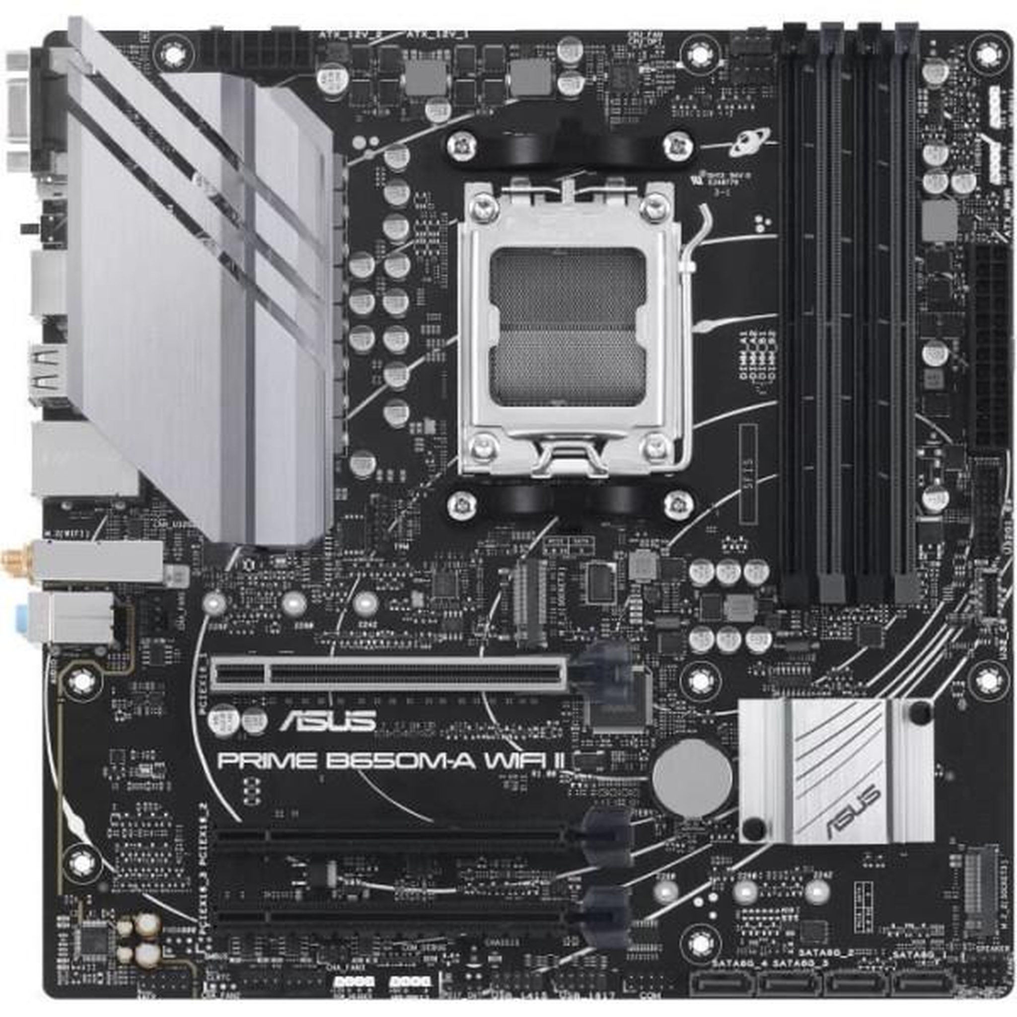 Voir la diapositive 2 : ASUS Carte mere - ASUS - PRIME B650M-A WIFI II - AMD B650 - Emplacement AM5 micro ATX