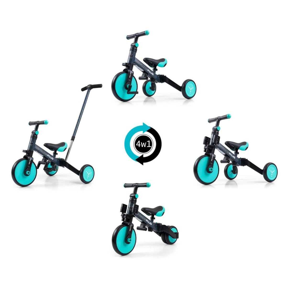 MILLY MALLY Vélo 4-en-1 Optimus Plus Menthe