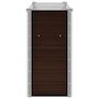 Voir la diapositive 5 : VIDAXL Lit sureleve de jardin Marron 100x40x77 cm Acier galvanise