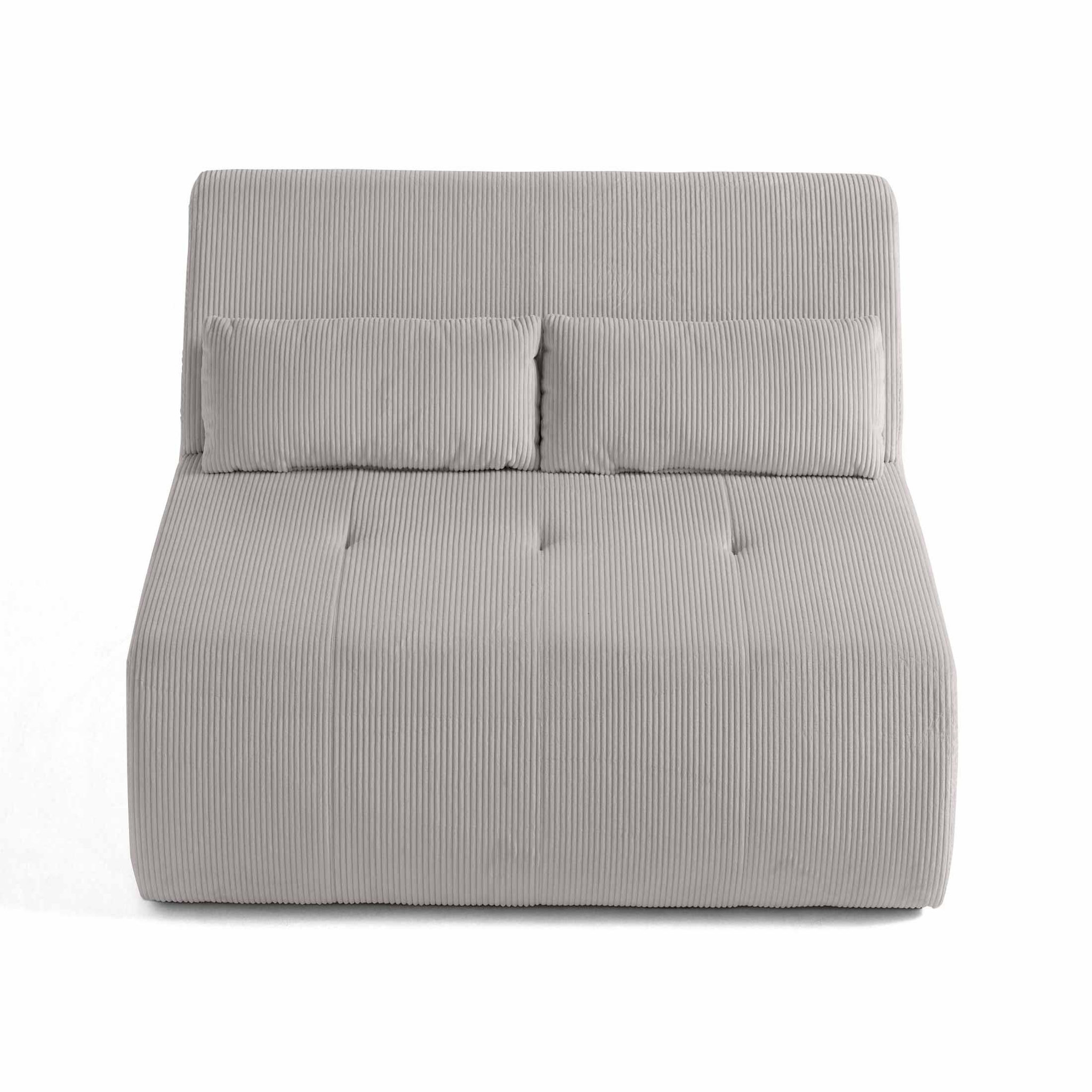 Voir la diapositive 6 : LISA DESIGN Onyx - canapé droit 2 places - en velours côtelé