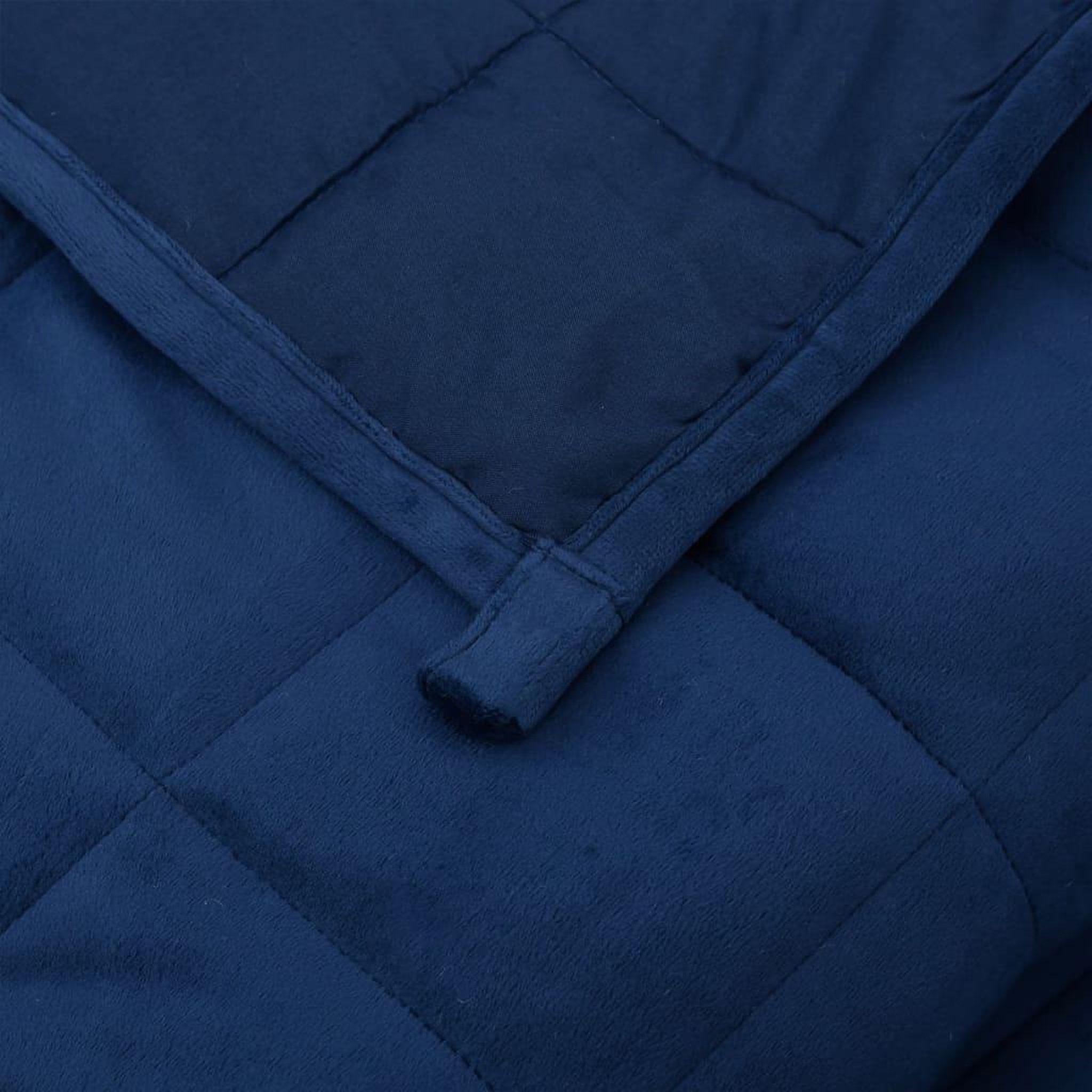 Voir la diapositive 5 : VIDAXL Couverture lestee Bleu 200x230 cm 13 kg Tissu