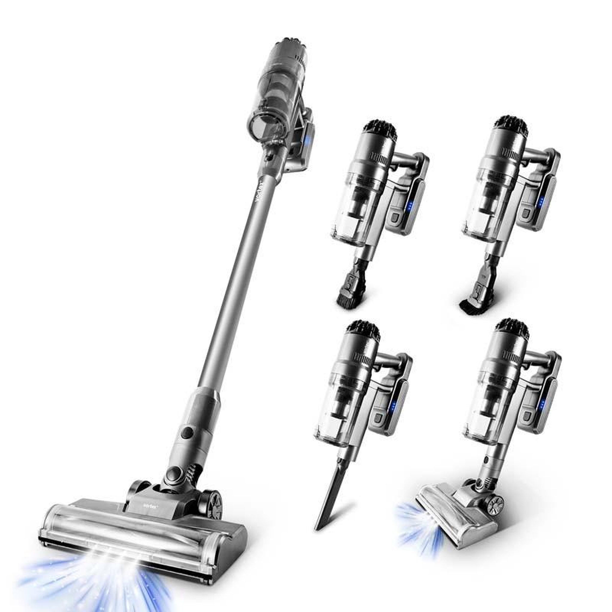VORTEX Vortex - aspirateur balai sans fil - 135w - autonomie 45min - filtre hepa - 2 modes d'aspiration