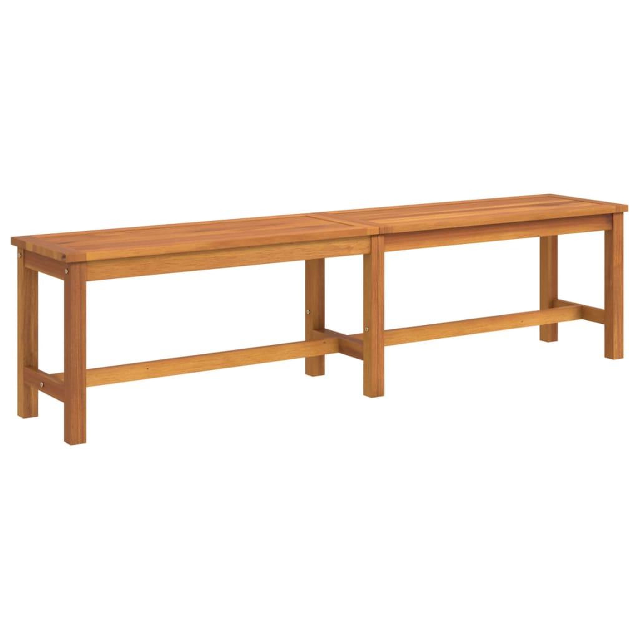 Voir la diapositive 2 : VIDAXL Banc de jardin 180x35x45 cm bois massif d'acacia