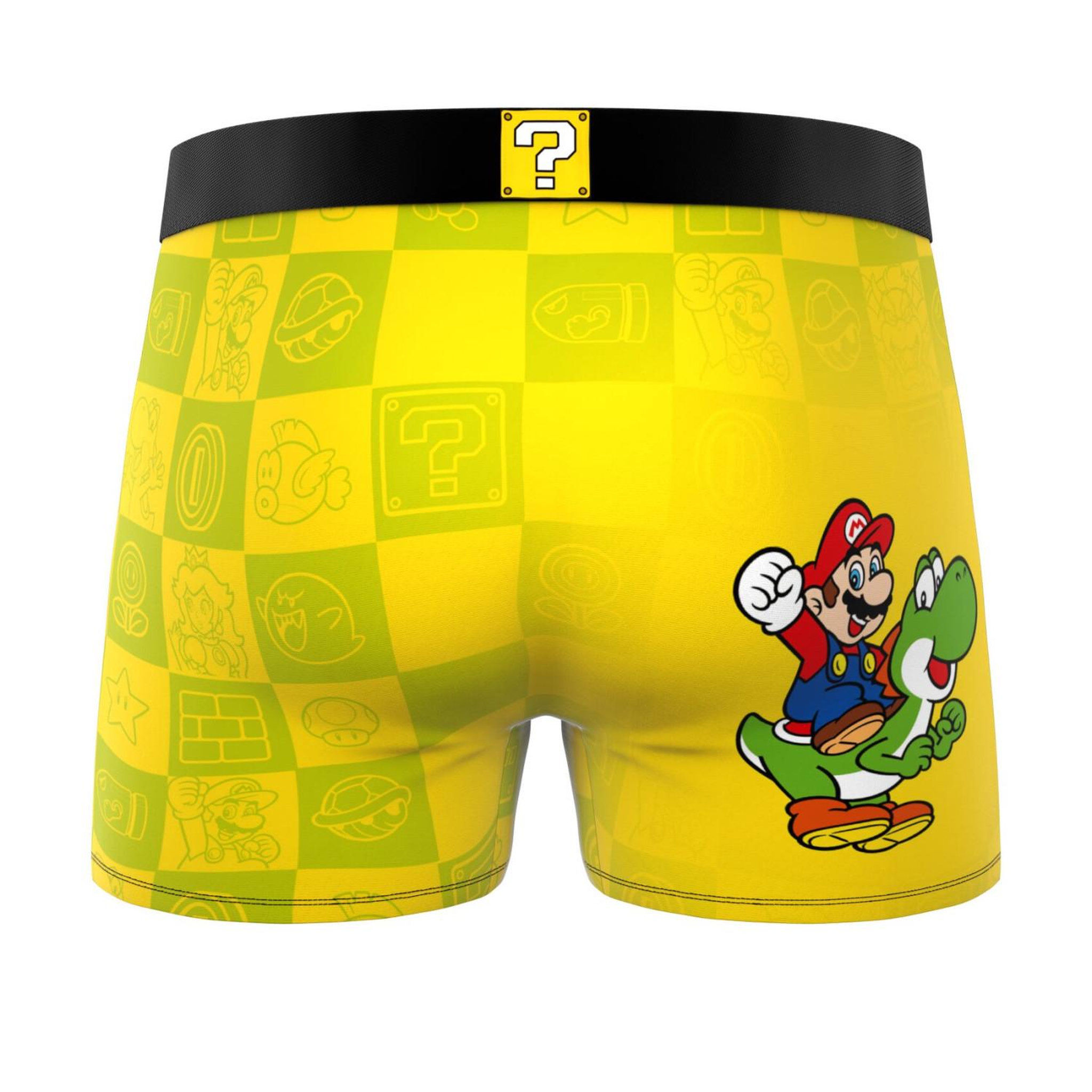 Voir la diapositive 6 : FREEGUN Lot de 3 boxers homme super mario bros