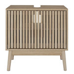 The Home Deco Factory Meuble sous vasque 2 portes Saulk - Marron