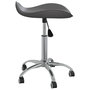 Voir la diapositive 3 : VIDAXL Chaise de bureau Gris Similicuir