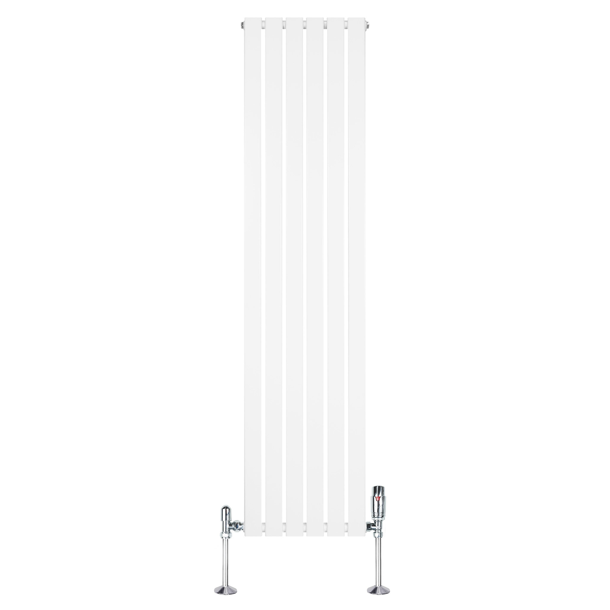 MONSTERSHOP Radiateur plat à 1 panneau & vannes - 1800 x 420 mm. Coloris disponibles : Gris