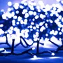 VIDAXL Guirlande a LED compacte avec 2000 LED Bleues 45 m PVC