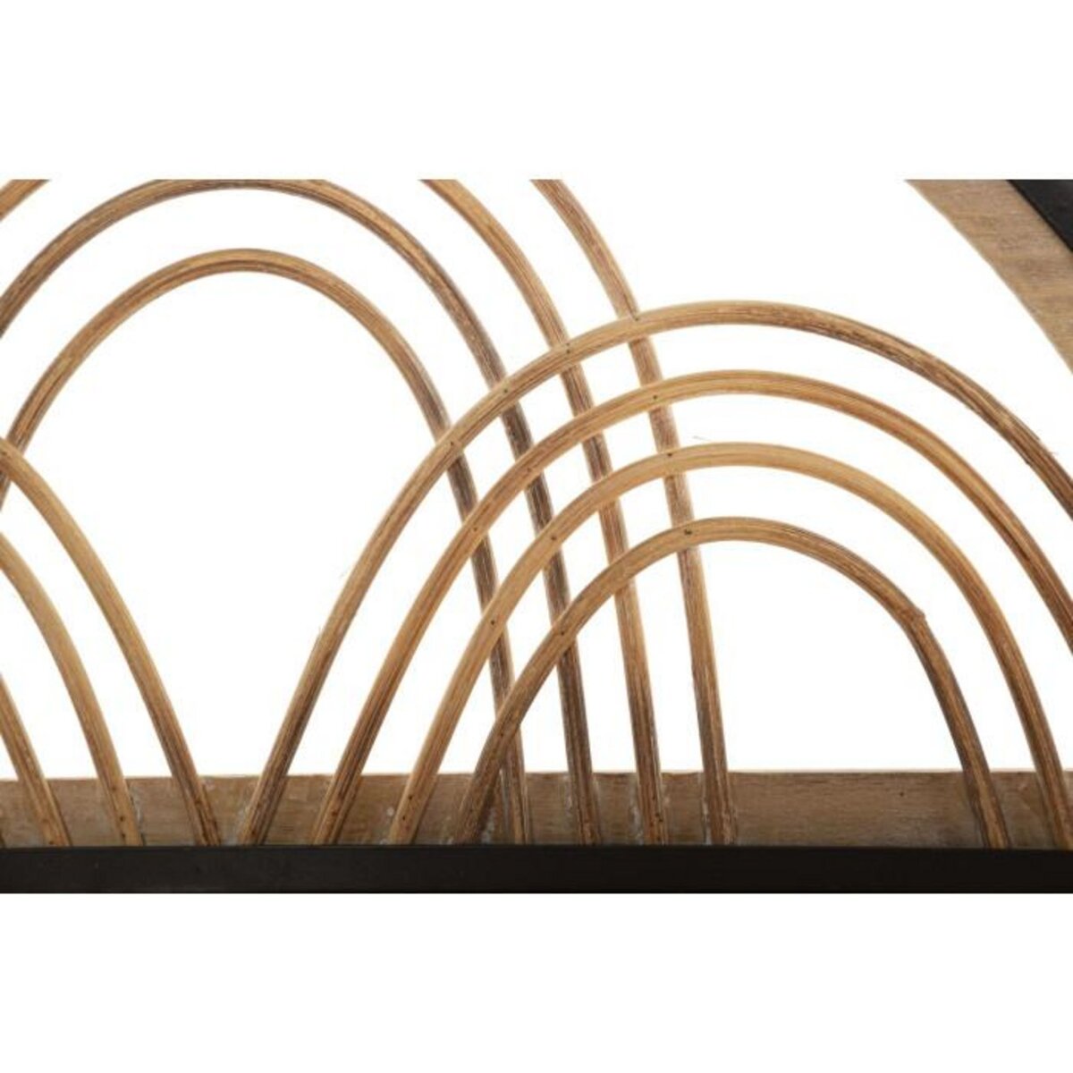 Paris Prix Patère Murale Avec Étagère  Porto  46cm Noir & Naturel