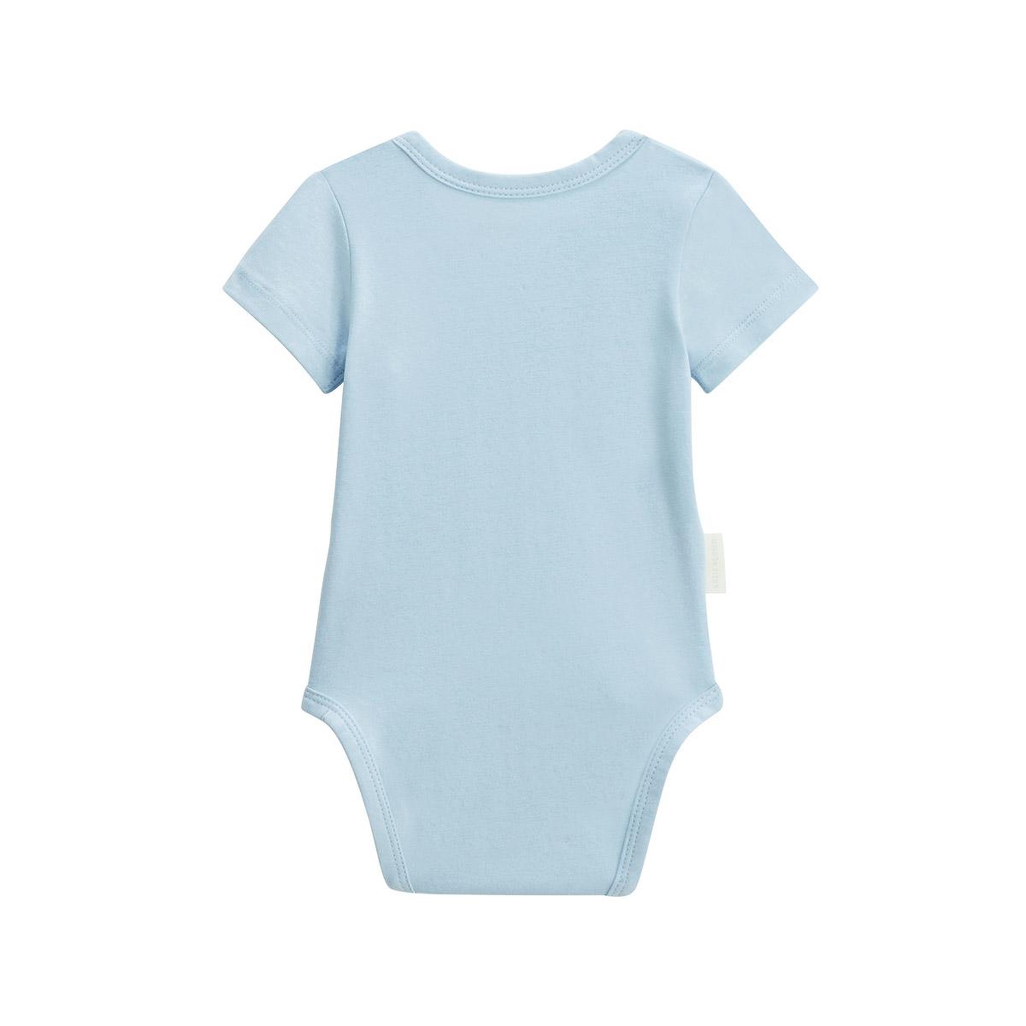 Voir la diapositive 4 : Petit Béguin Lot de 2 bodies bébé manches courtes ouverture croisée zeste d'amour