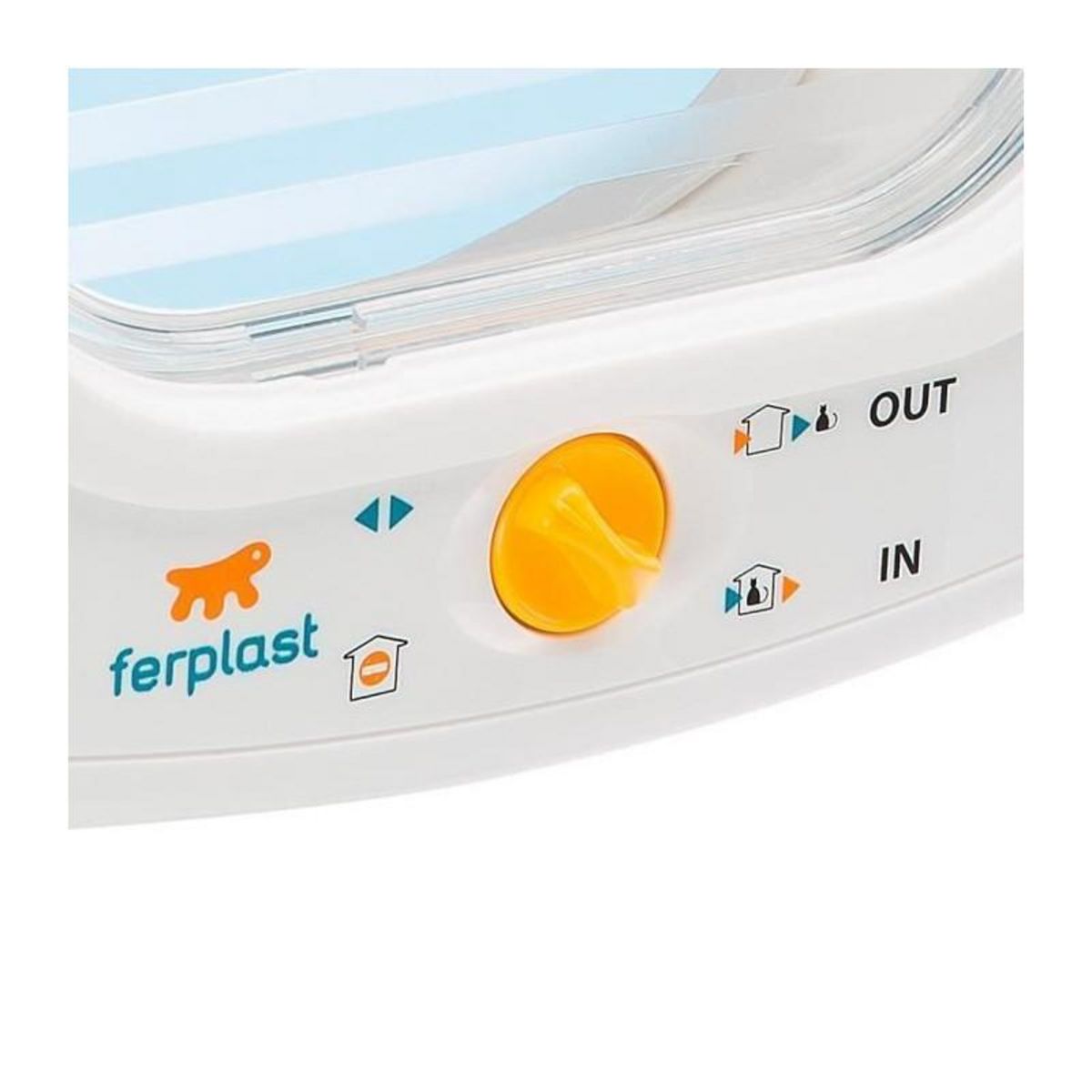 Ferplast FERPLAST Chatiere plastique Swing - 26,2 x 10,2 x 31,2 cm - Blanc - Pour grand chat et petit chien