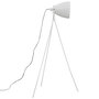 Voir la diapositive 5 : VIDAXL Lampadaire trepied Metal Blanc E27