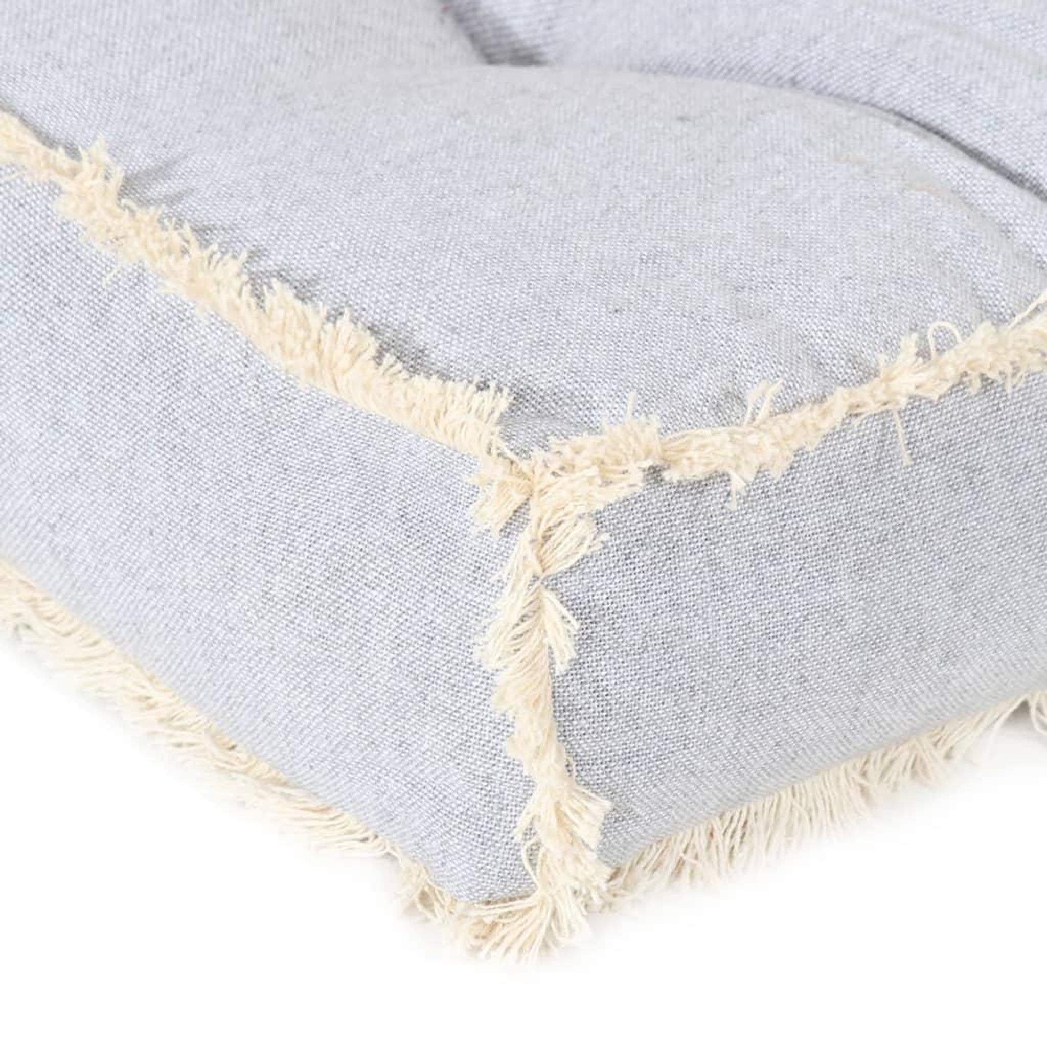 Voir la diapositive 5 : VIDAXL Coussin de canape palette Gris 120x80x10 cm