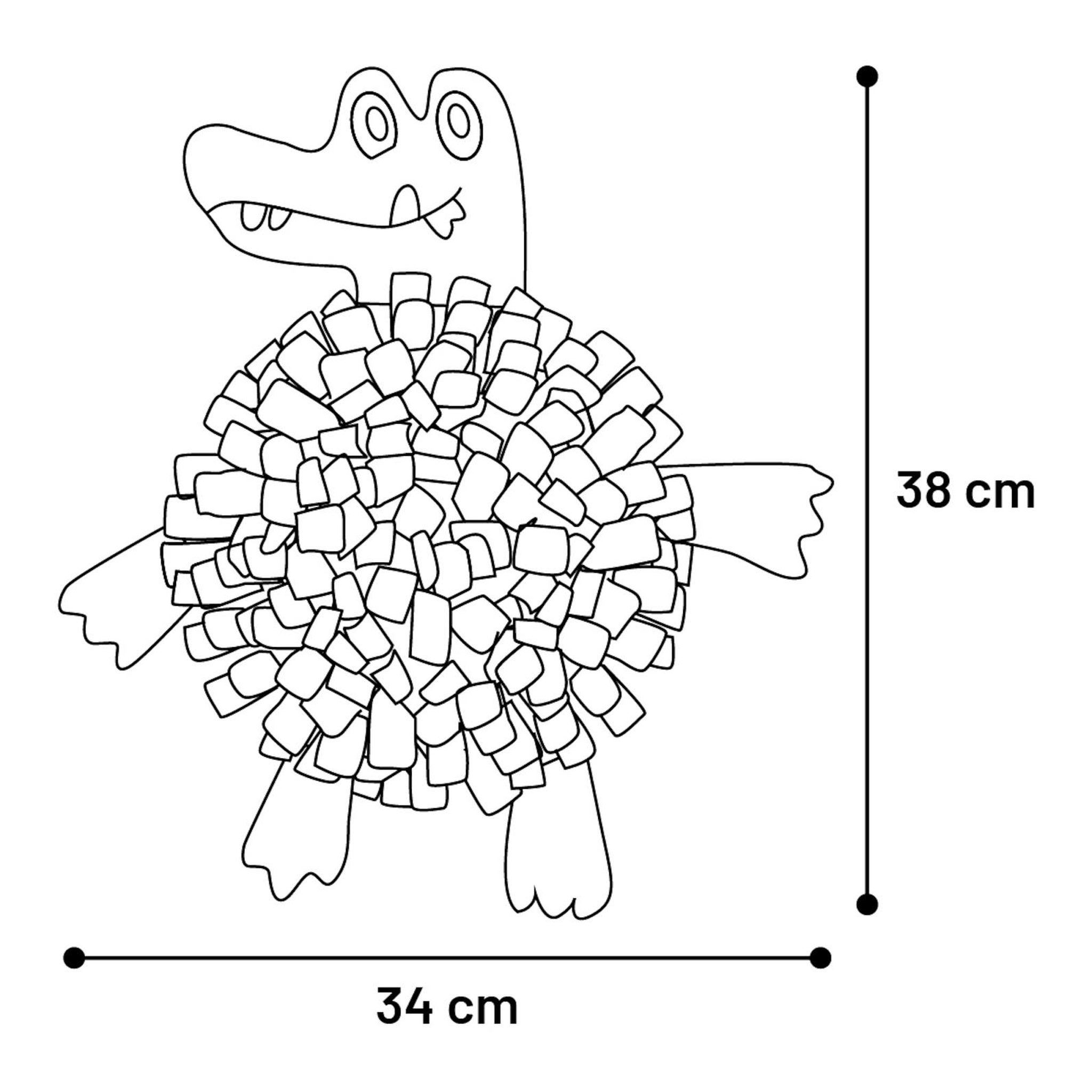 Voir la diapositive 3 : Eden Jeu d'occupation et de fouille jammie crocodile pour chien