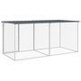 Voir la diapositive 5 : VIDAXL Poulailler avec toit anthracite 203x98x90 cm acier galvanise