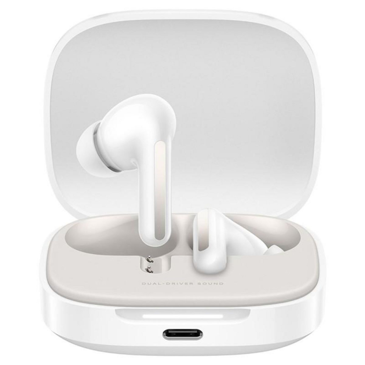 XIAOMI Ecouteurs intra auriculaires sans fil Xiaomi Redmi buds 6 Bluetooth avec réduction active du bruit Blanc