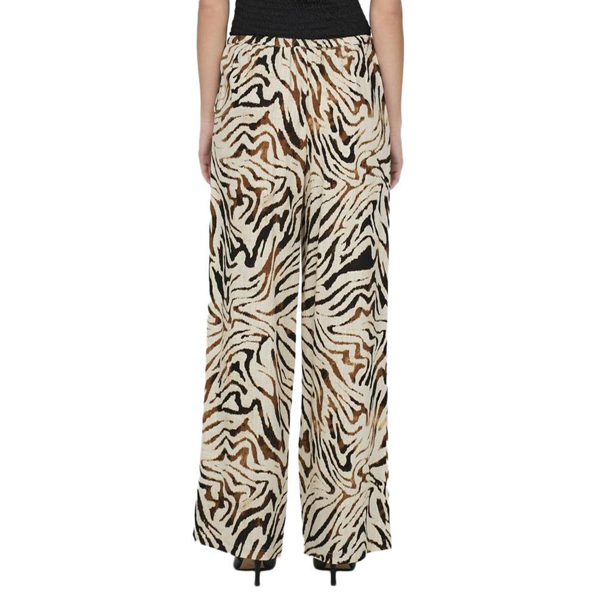 Voir la diapositive 2 : JACQUELINE DE YONG Pantalon fluide Beige/ Femme JDY Naja