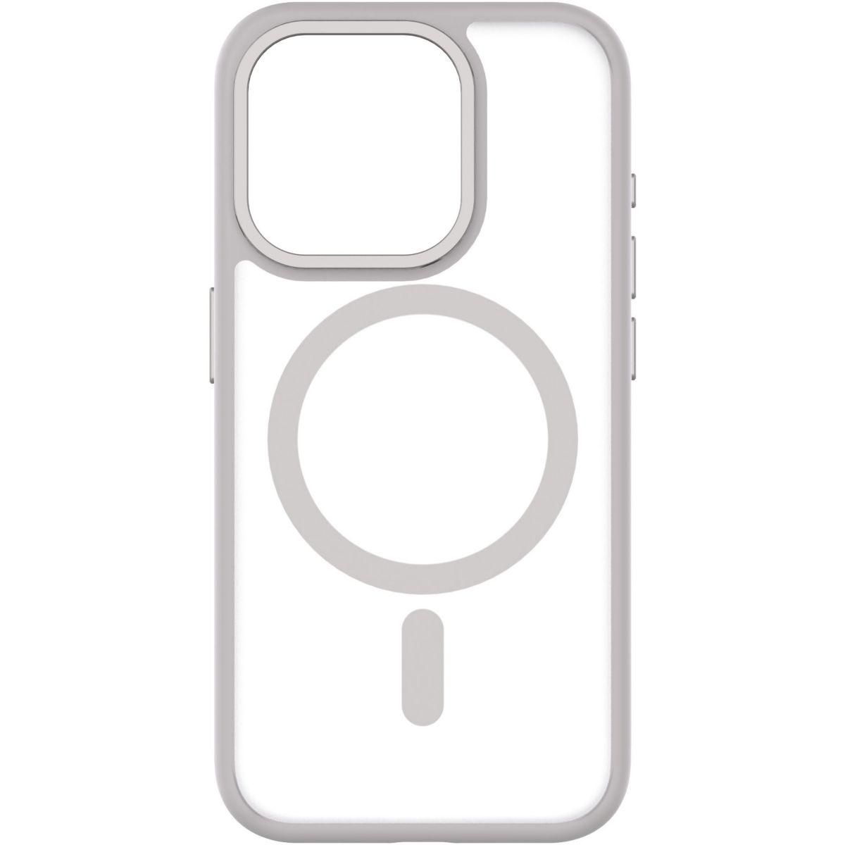 Qdos Coque bumper Iphone 15 Pro MagSafe Hybrid SNAP Blanc