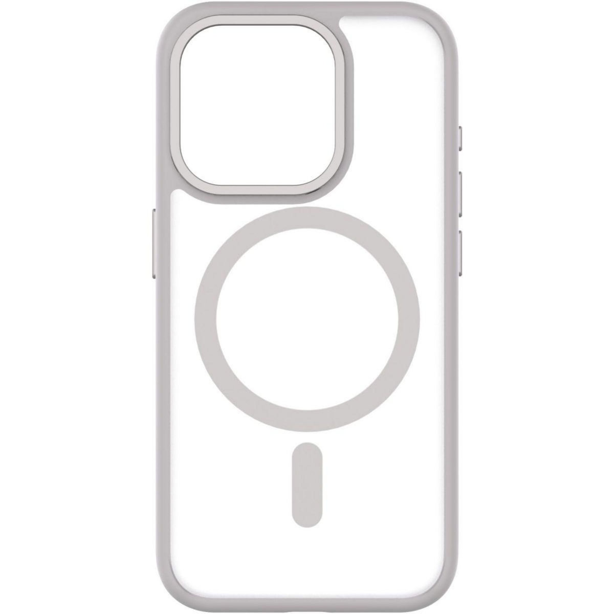 Qdos Coque bumper Iphone 15 Pro MagSafe Hybrid SNAP Blanc