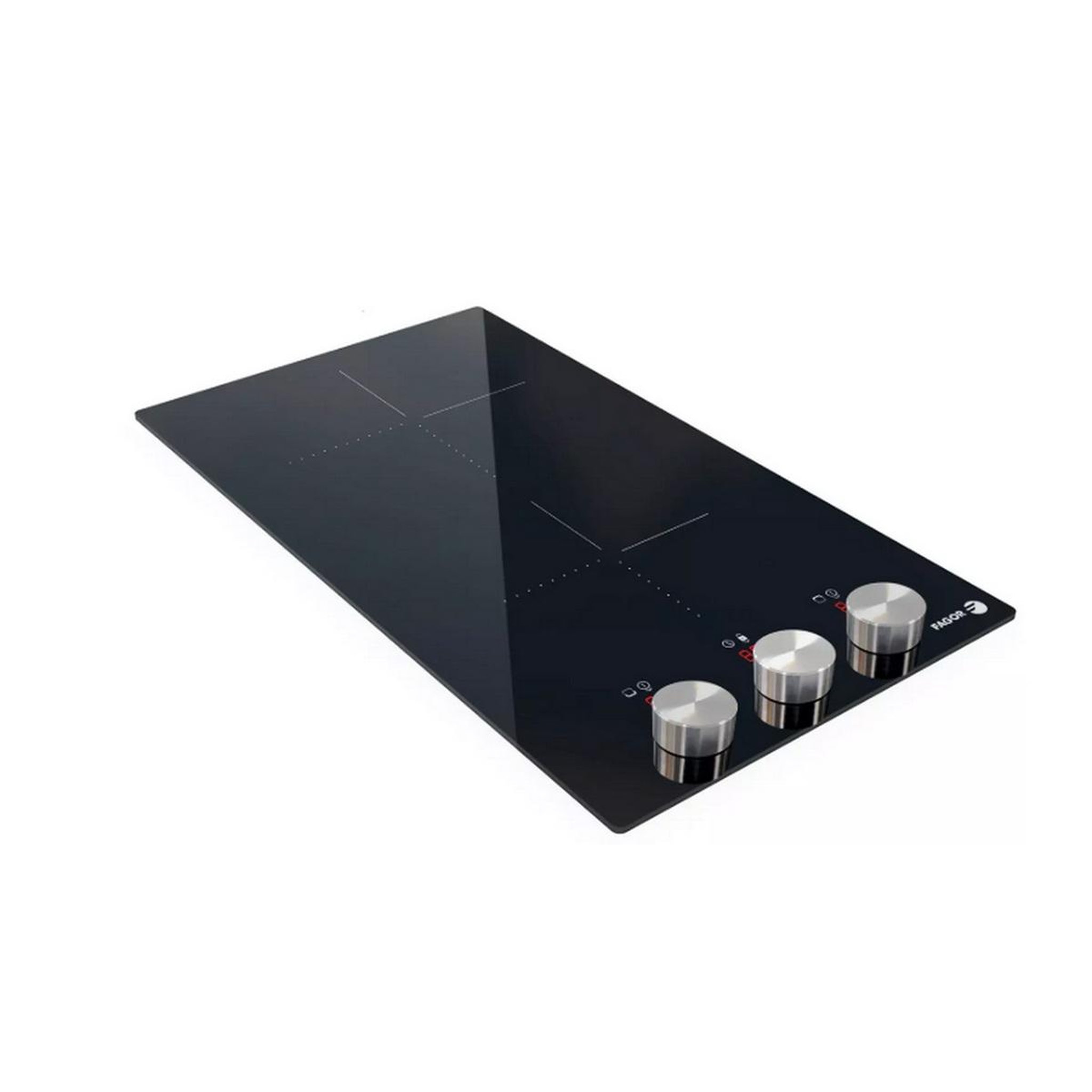 Voir la diapositive 3 : Fagor Table de cuisson vitrocéramique 2 feux 2900w noir - FTV2520T