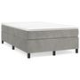 Voir la diapositive 2 : VIDAXL Cadre de lit sans matelas gris clair 120x200 cm velours