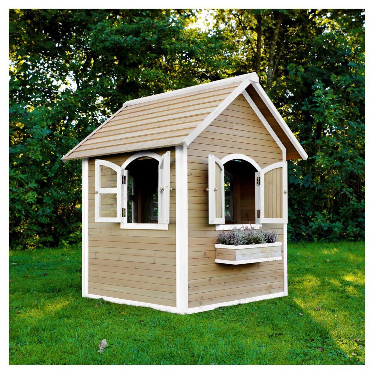 AXI Cabane de jardin enfant - Bois - JULIA