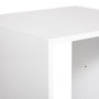 Voir la diapositive 2 :  Étagère 4 Cases  Mix N Modul  134cm Blanc
