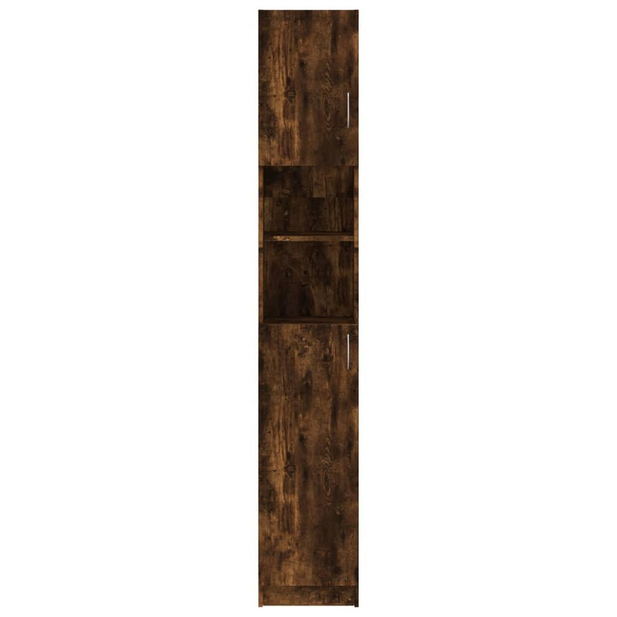 Voir la diapositive 5 : VIDAXL Armoire de bain Chene fume 32x25,5x190 cm Bois d'ingenierie