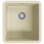 Voir la diapositive 2 : VIDAXL Evier de cuisine Granit Seul lavabo Beige