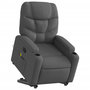 Voir la diapositive 3 : VIDAXL Fauteuil de massage inclinable Gris fonce Tissu