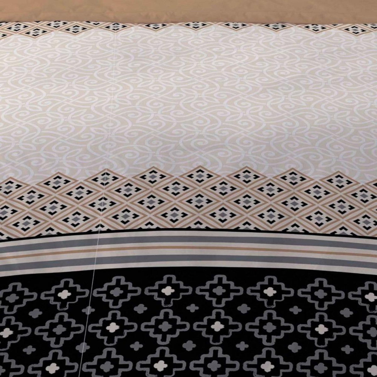 Dourev Housse de couette 240x220 CASPAR + 2 taies 100% coton