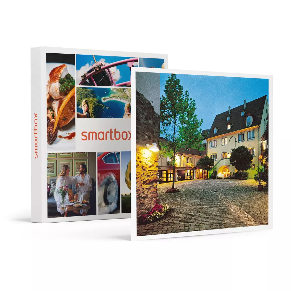 Smartbox Séjour romantique de 2 jours avec modelage en hôtel 4* près de Strasbourg - Coffret Cadeau Séjour