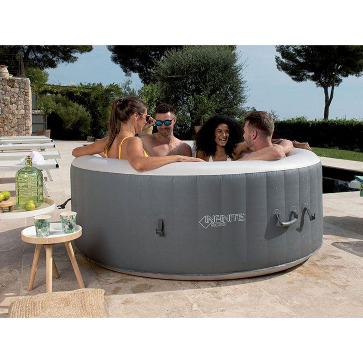 INFINITE SPA Spa gonflable Xtra Infinite Bulles 4 places - Infinite Spa