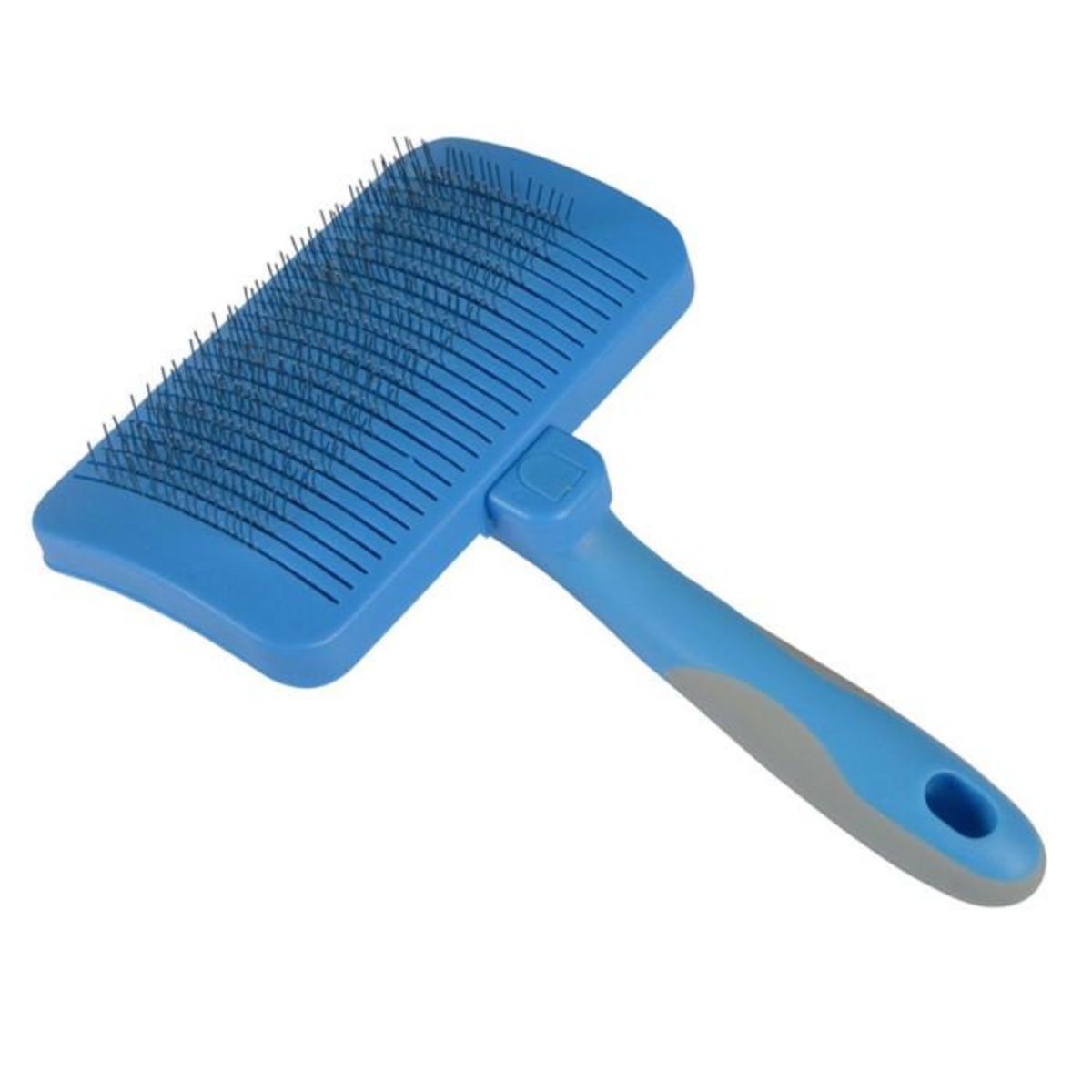 Paris Prix Brosse de Toilettage  Rétractable  17cm Blanc
