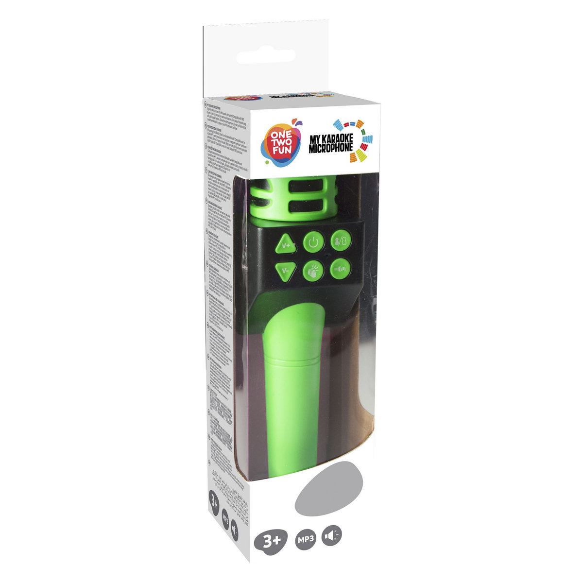One Two Fun Microphone karaoke vert