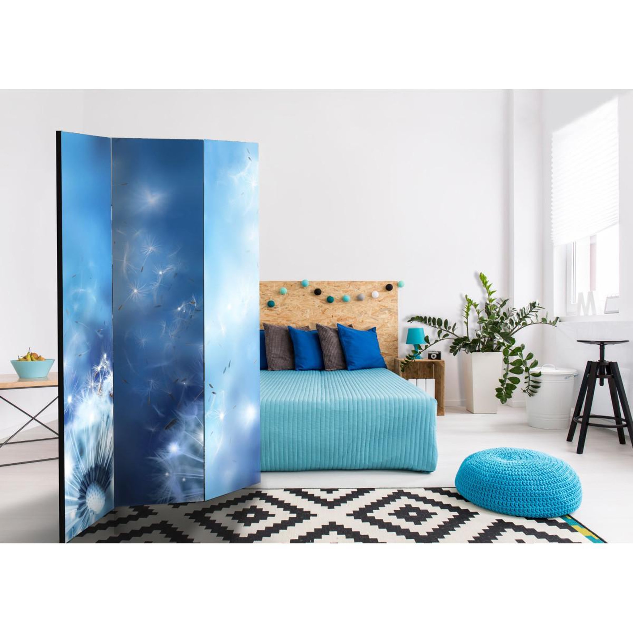 Voir la diapositive 2 : Paris Prix Paravent 3 volets  magic of nature  135x172cm