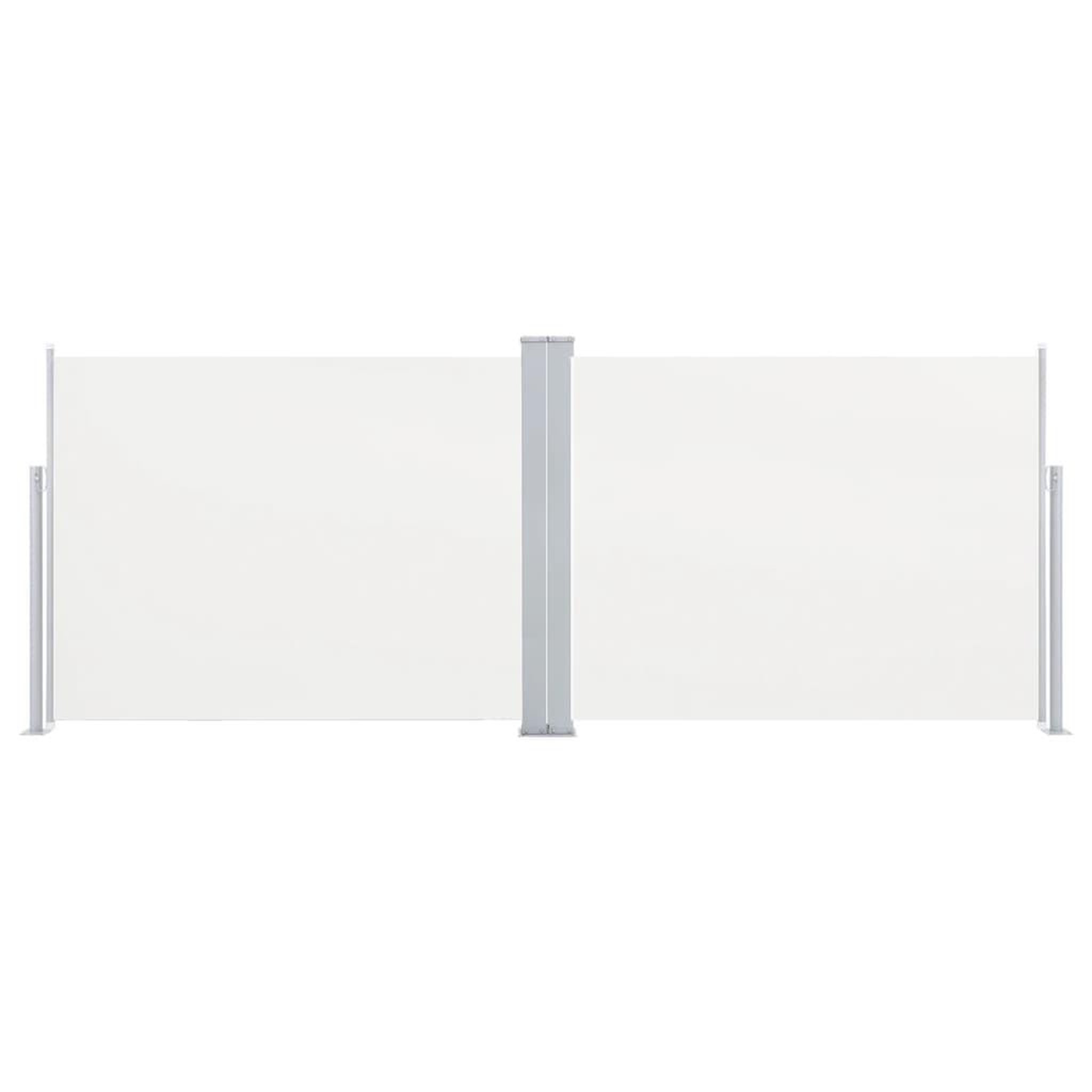 Voir la diapositive 4 : VIDAXL Auvent lateral retractable Creme 140 x 1000 cm