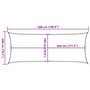 Voir la diapositive 6 : VIDAXL Voile d'ombrage 160 g/m^2 Blanc 2x5 m PEHD