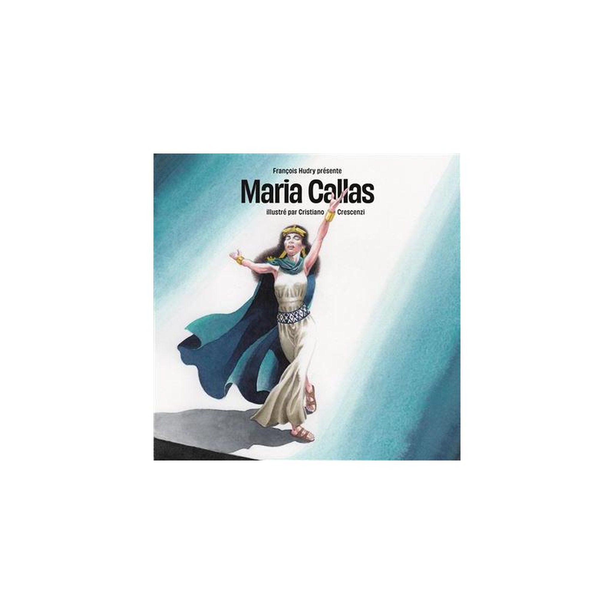 Coffret 2xlp vinyle 33t maria callas vinyl story illustré par cristiano crescenzi, musique classique