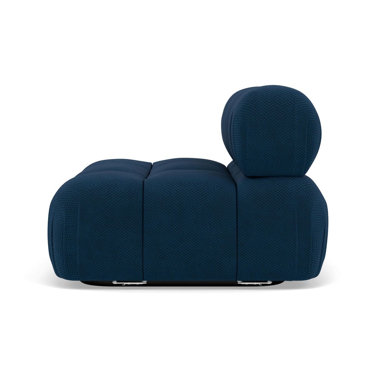 LISA DESIGN Ruby - module d'assise sans accoudoirs en velours texturé