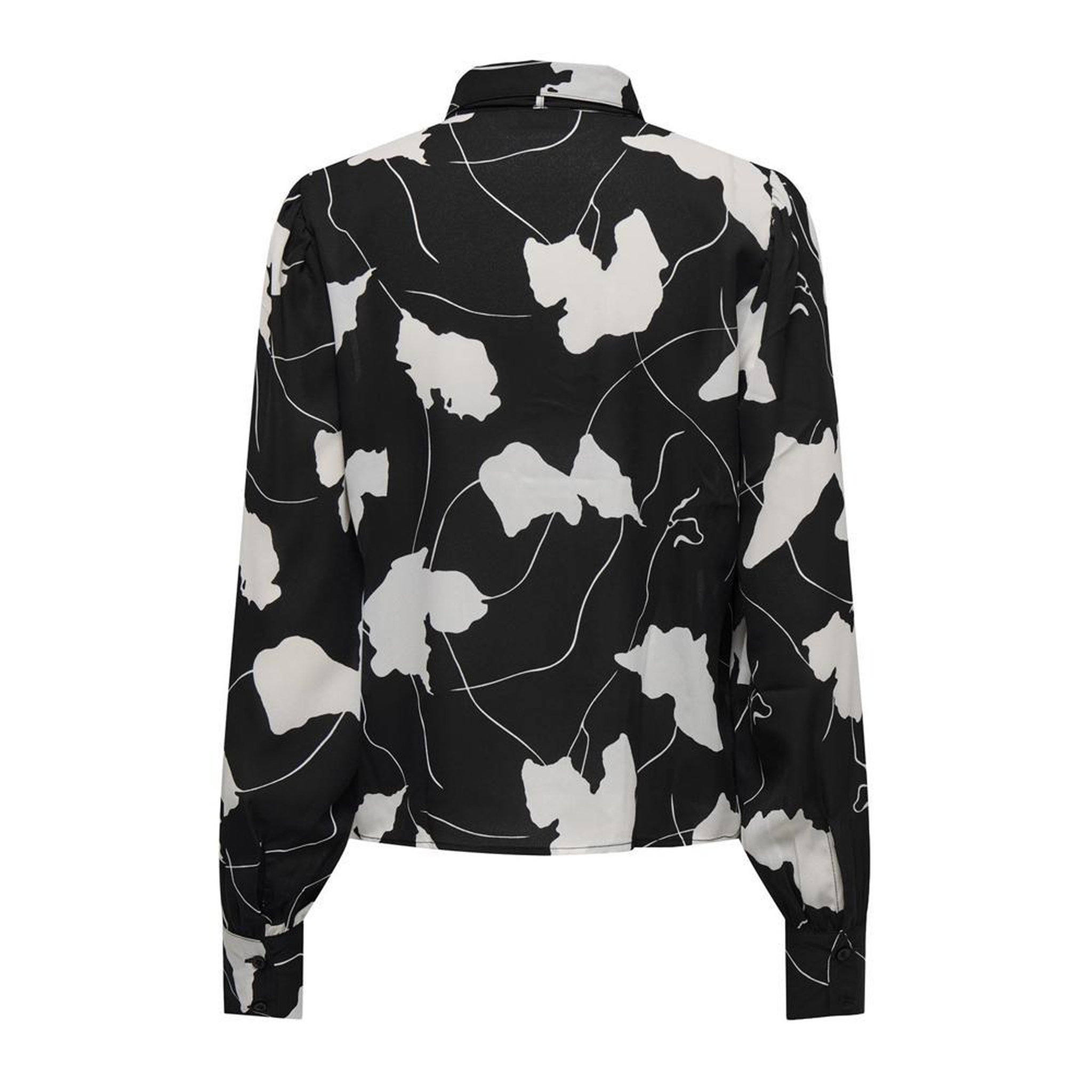 Voir la diapositive 2 : JACQUELINE DE YONG Blouse Noir/Blanc Imprimé Femme JDY Life Boey