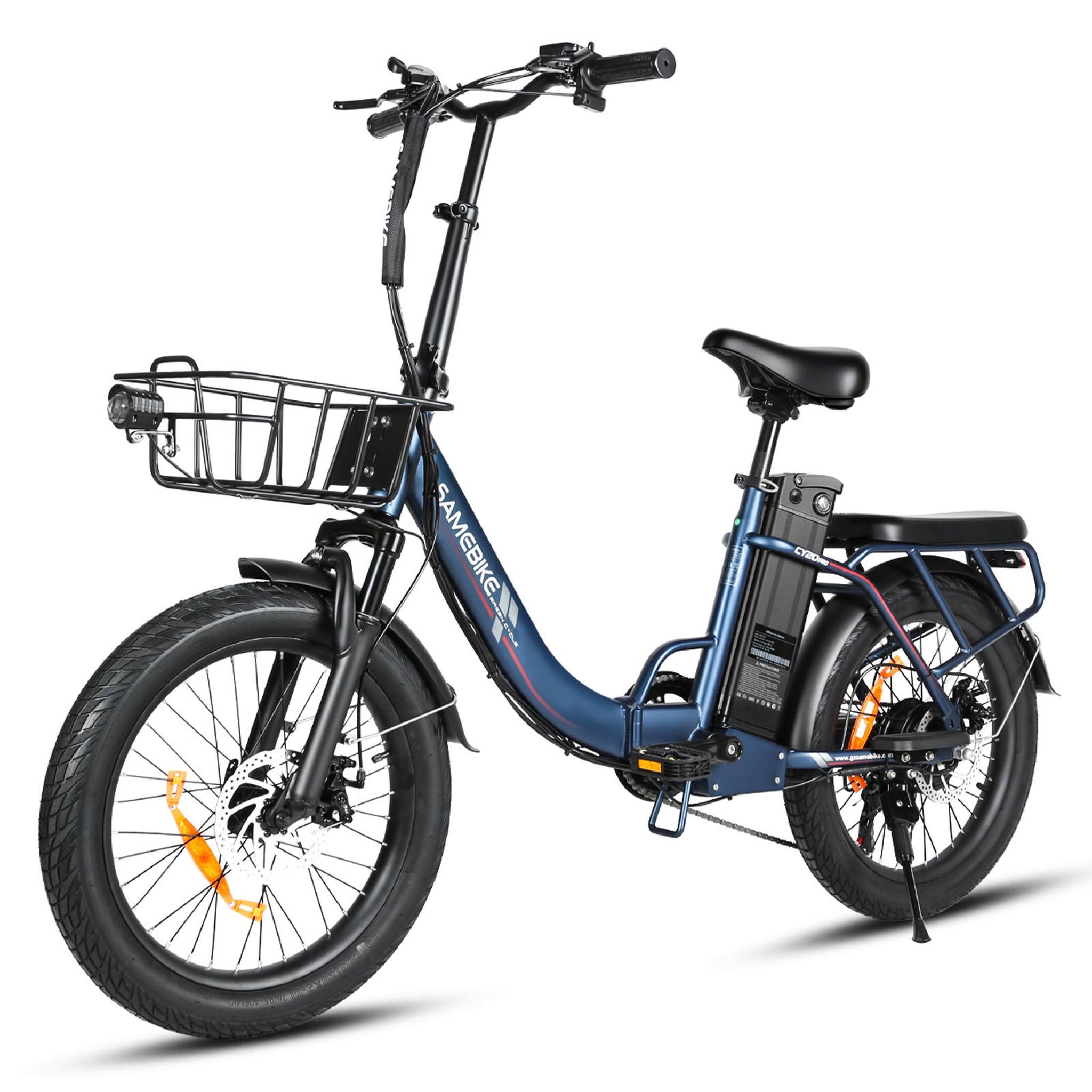 Voir la diapositive 1 : SAMEBIKE Vélo électrique pliant SAMEBIKE CY20 Pro