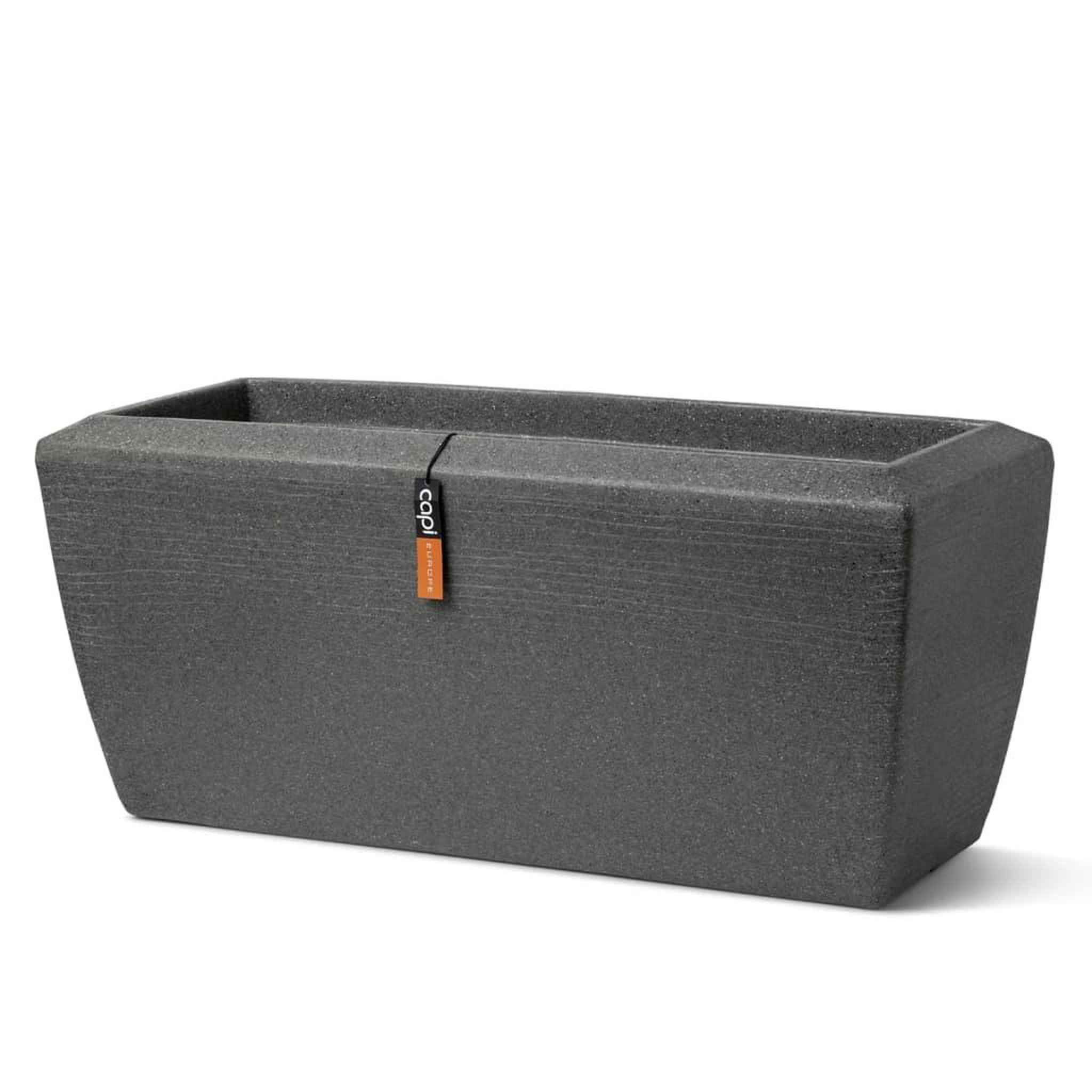 Voir la diapositive 1 : CAPI Capi Jardiniere rectangulaire Arc Granite 60x35x40 cm Anthracite