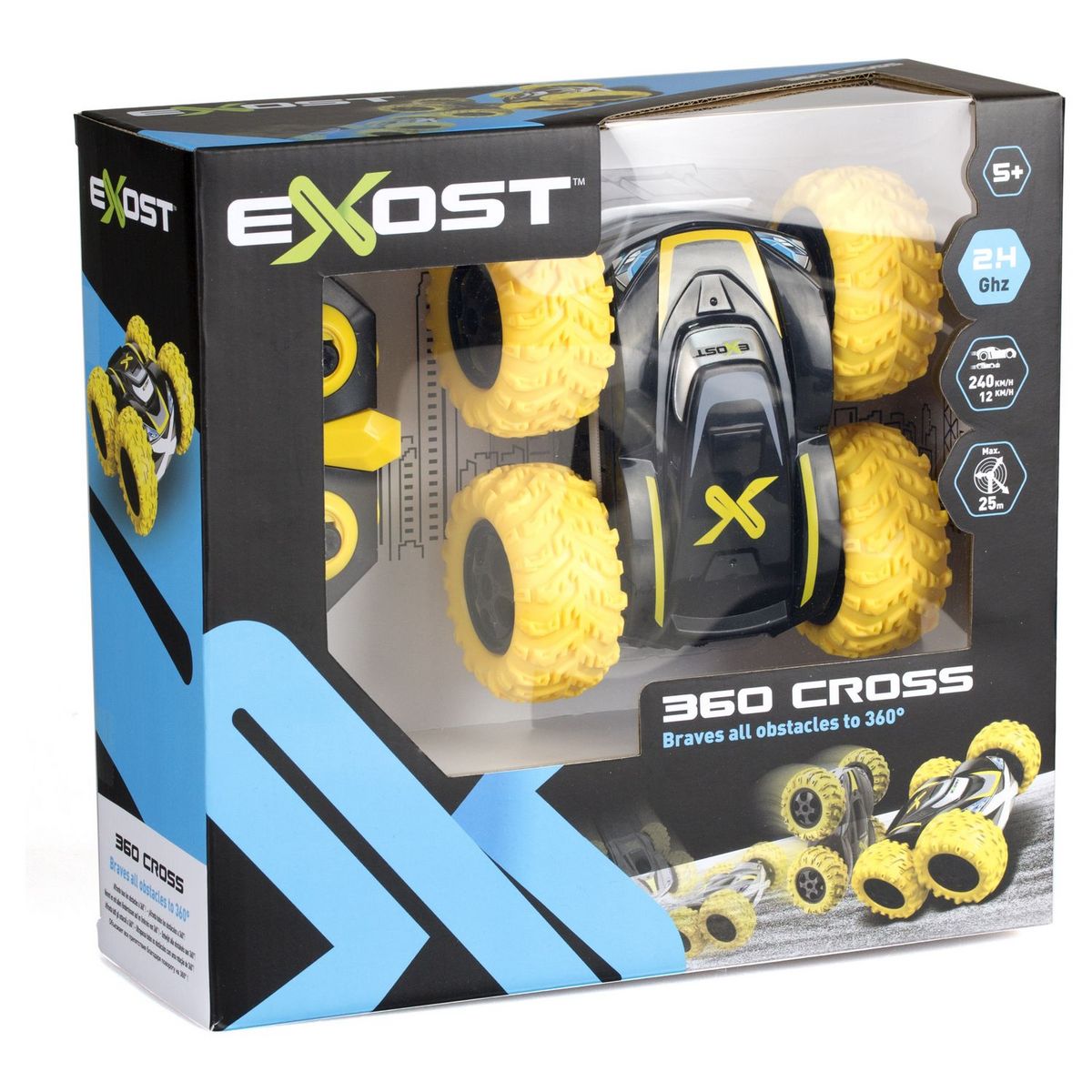 SILVERLIT Voiture radiocommandée 360 Cross 2.4GHZ