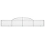 Voir la diapositive 4 : VIDAXL Paniers a gabions arques 7 pcs 300x30x40/60 cm fer galvanise