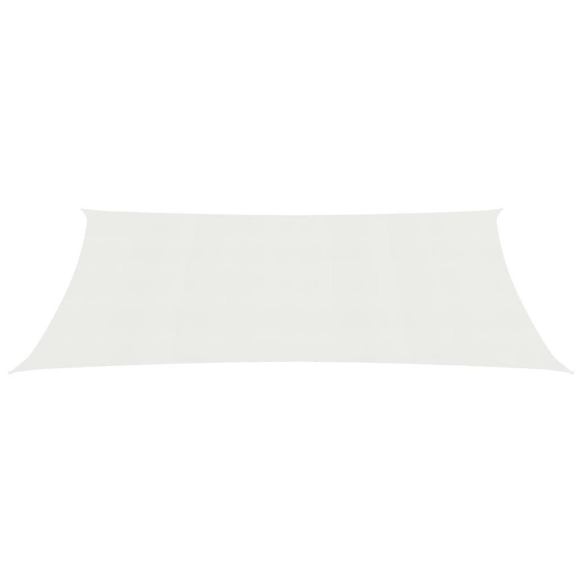VIDAXL Voile d'ombrage 160 g/m^2 Blanc 2,5x4,5 m PEHD
